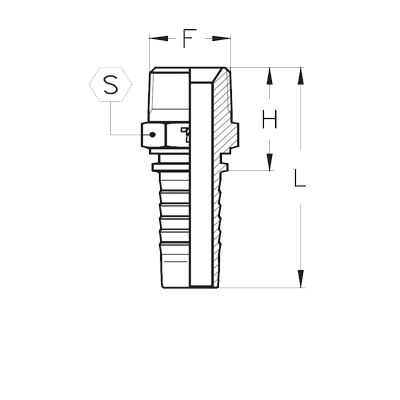 Фитинг универсальный CX BSPT Наружняя резьба