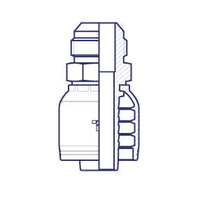 JIC нар. резьб. конус 37° (серия H) JIC нар. резьб. конус 37° (серия H)