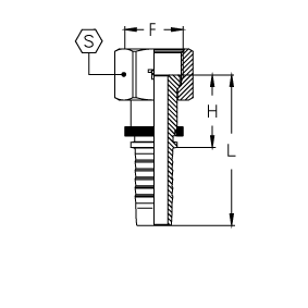 ORFS Внутренняя резьба