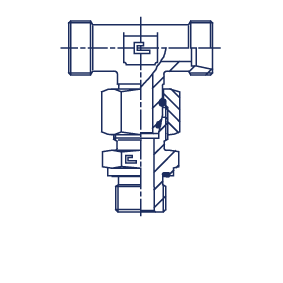 T-образные BSP, уплотнение тип Е