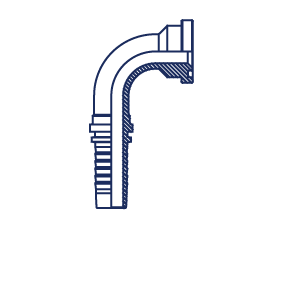 Фланец SFS 6000 угол 90° Фланец SFS 6000 угол 90°