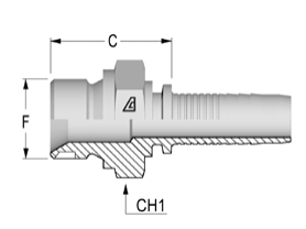 BSP конус 60° наружная резьба
