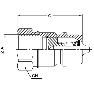 ISO A BSP Ниппель ISO A BSP Ниппель