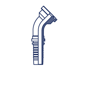 Фланец SFS 6000 угол 45° Фланец SFS 6000 угол 45°