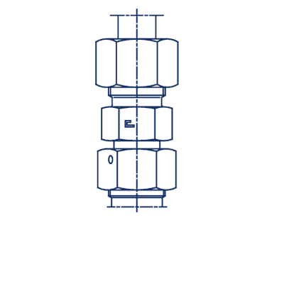 Проходное соединение PNF в сборе с B4