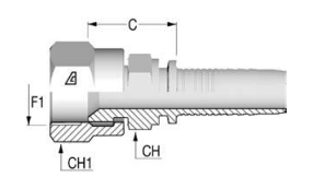 JIC конус 37° внутренняя резьба