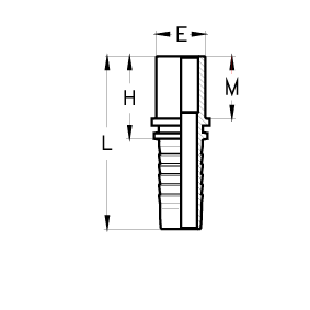 Фитинг универсальный CX BEL DIN 2353 - ISO 8434-1