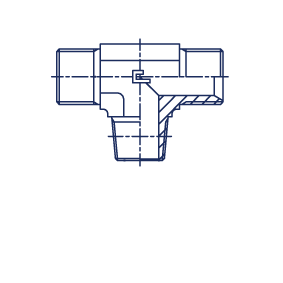 T-образные NPT уплотнение тип С