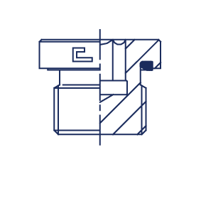 BSP с внутр. шестигр. упл. тип E, VE BSP с внутр. шестигр. упл. тип E, VE