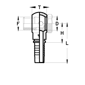 Фитинг универсальный CX BANJO дюймовый