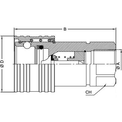 ISO A BSP Розетка ISO A BSP Розетка