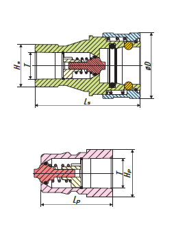БРС ISO A BSP для рукавов