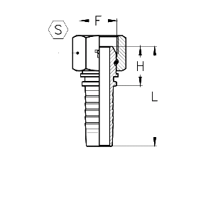 Фитинг универсальный CX BSP Внутренняя резьба BS 5200 - ISO 12151-6