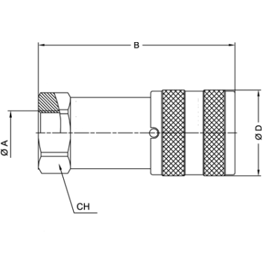 FLAT FACE BSP Розетка