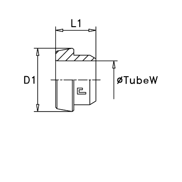 Врезное кольцо ORFS
