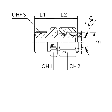 Переход на DIN 2353 внутренняя резьба