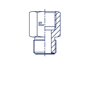 Переход на BSP внутр./наружн. резьба