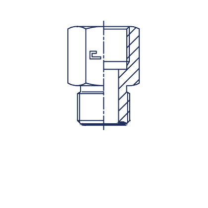 Переход на BSP внутр./наружн. резьба