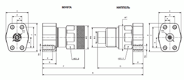 VEP-HD фланец 4 отверстия VEP-HD фланец 4 отверстия