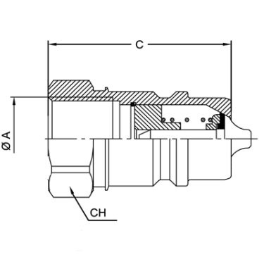 ISO A BSP Ниппель ISO A BSP Ниппель