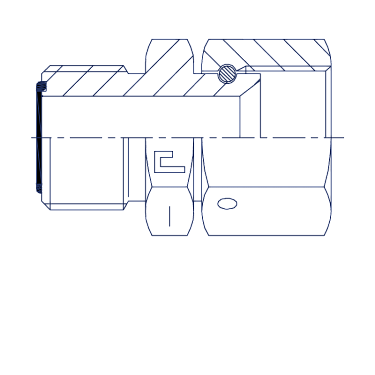 Внутренняя резьба переход на SAE J514