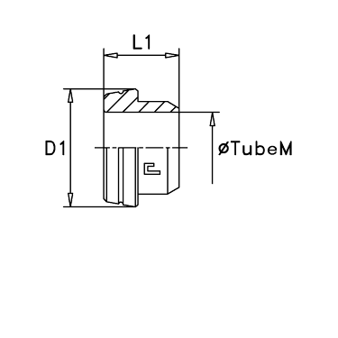 Врезное кольцо ORFS
