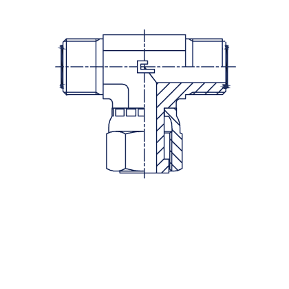 Т-образные обж. гайка