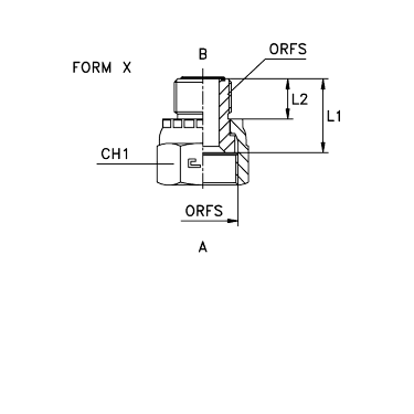 Прямые с внутренней резьбой