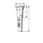 Фланец Interlock SAE код 61