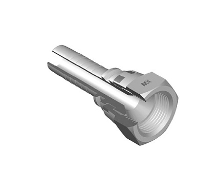 JIC внутренняя резьба конус 74° предварительно обжатая гайка