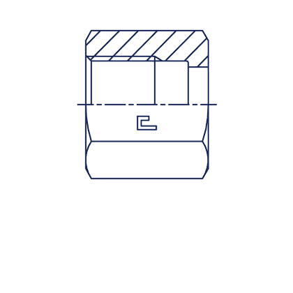 Гайка ORFS Гайка ORFS
