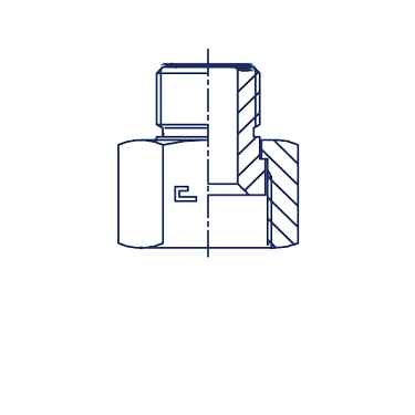 Прямые с внутренней резьбой